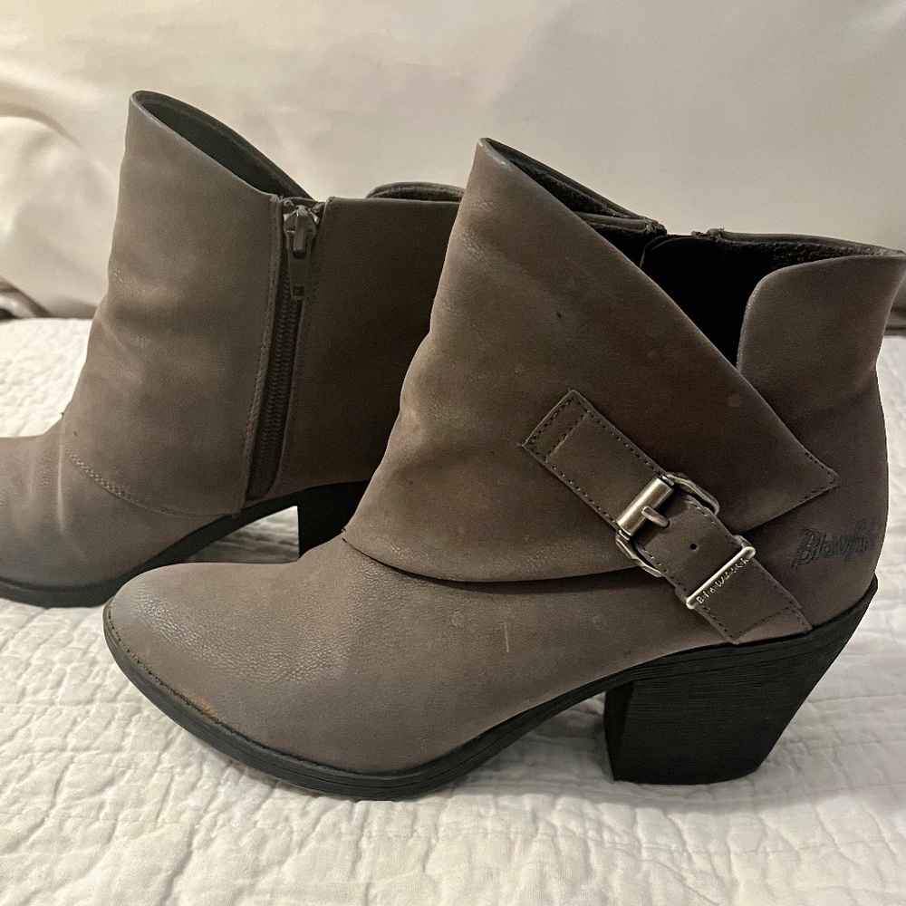 Grey Suede Bootie